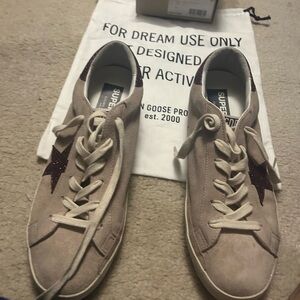 AUTHENTIC GOLDEN GOOSE super star sneakers.